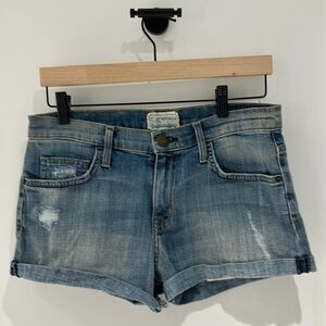 Current/Elliott denim shorts. Size 27. Good condition.